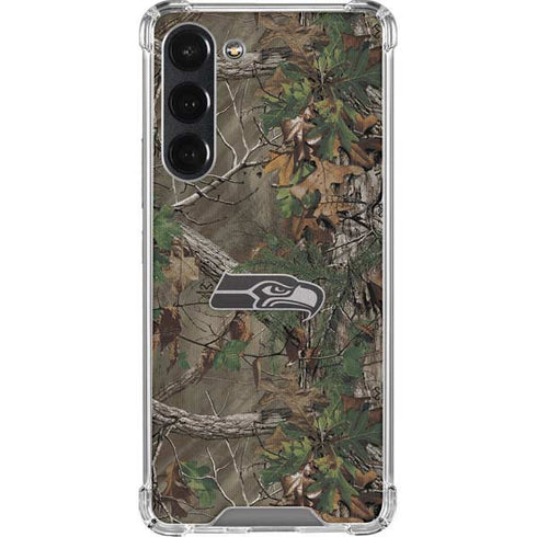 NFL Seattle Seahawks Realtree Xtra Green Camo Galaxy S23 Plus Clear Case