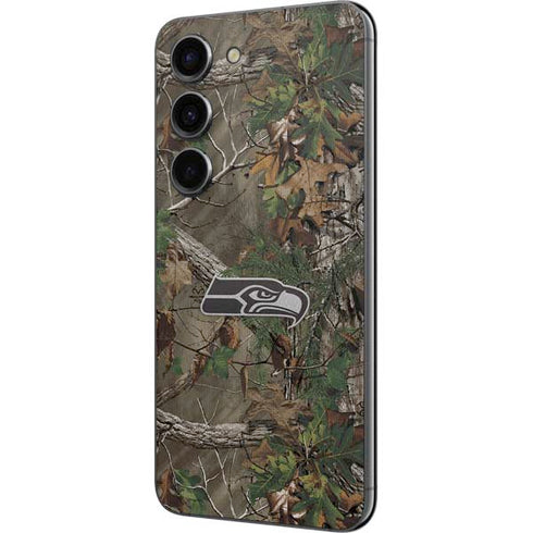 NFL Seattle Seahawks Realtree Xtra Green Camo Galaxy S23 Skin
