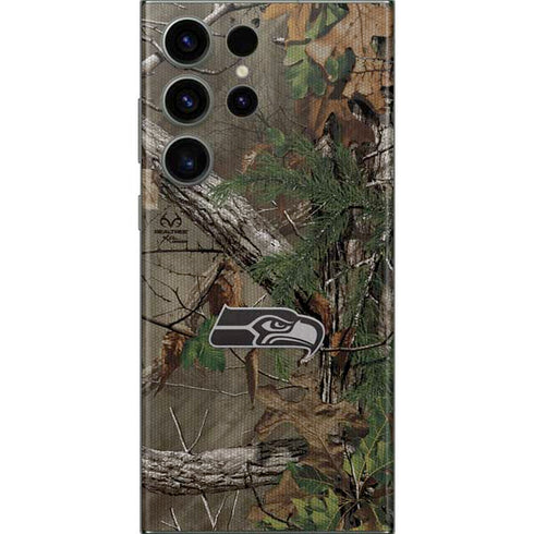 NFL Seattle Seahawks Realtree Xtra Green Camo Galaxy S23 Ultra Skin