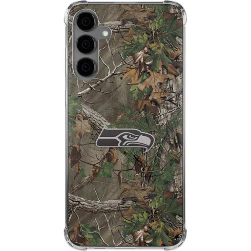 NFL Seattle Seahawks Realtree Xtra Green Camo Galaxy S24 Plus Clear Case