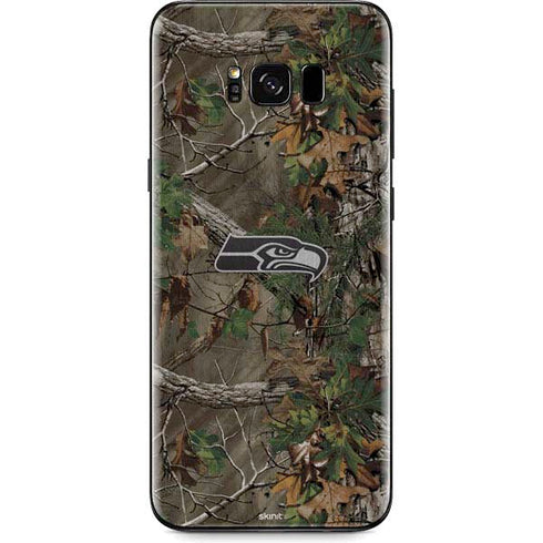 NFL Seattle Seahawks Realtree Xtra Green Camo Galaxy S8 Skin
