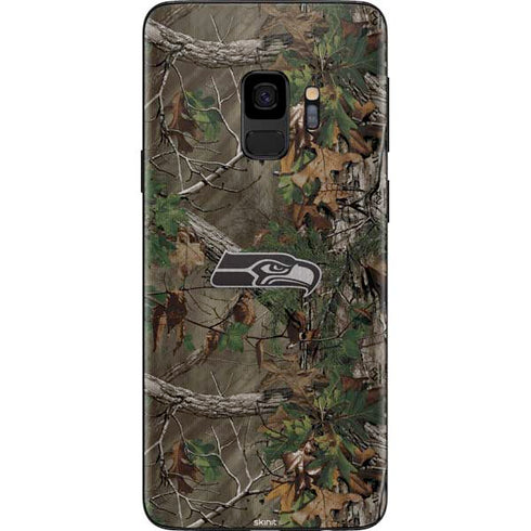 NFL Seattle Seahawks Realtree Xtra Green Camo Galaxy S9 Skin