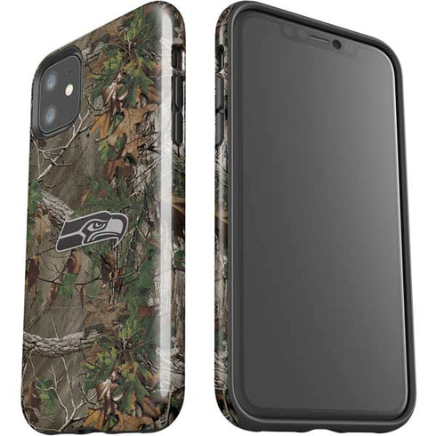 NFL Seattle Seahawks Realtree Xtra Green Camo iPhone 11 Impact Case