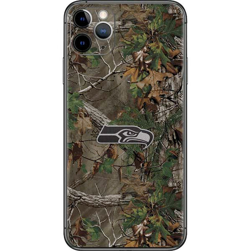NFL Seattle Seahawks Realtree Xtra Green Camo iPhone 11 Pro Max Skin