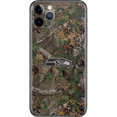 NFL Seattle Seahawks Realtree Xtra Green Camo iPhone 11 Pro Skin