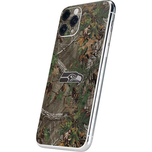 NFL Seattle Seahawks Realtree Xtra Green Camo iPhone 11 Pro Skin