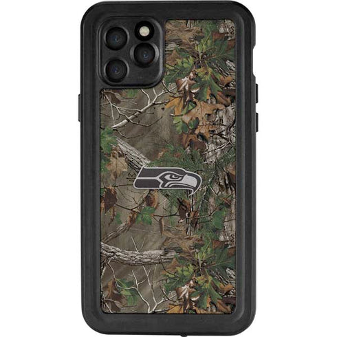 NFL Seattle Seahawks Realtree Xtra Green Camo iPhone 11 Pro Waterproof Case
