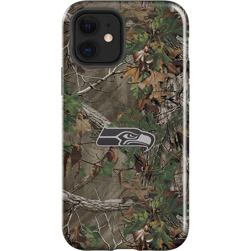 NFL Seattle Seahawks Realtree Xtra Green Camo iPhone 12 Impact Case