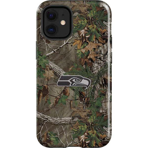 NFL Seattle Seahawks Realtree Xtra Green Camo iPhone 12 Mini Impact Case