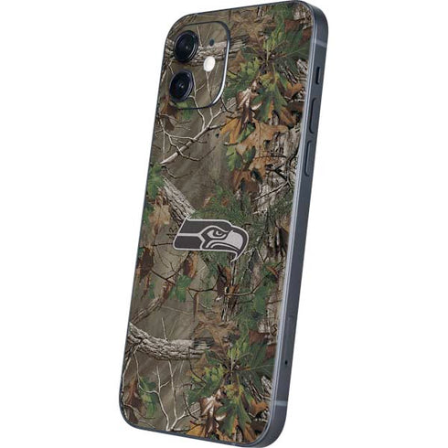 NFL Seattle Seahawks Realtree Xtra Green Camo iPhone 12 Mini Skin