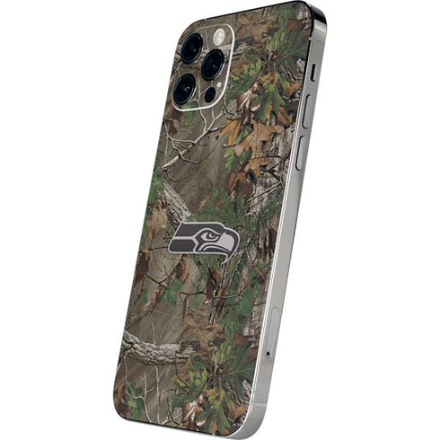 NFL Seattle Seahawks Realtree Xtra Green Camo iPhone 12 Pro Max Skin