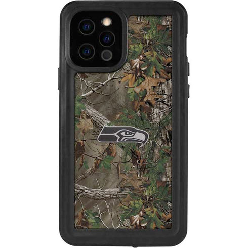 NFL Seattle Seahawks Realtree Xtra Green Camo iPhone 12 Pro Waterproof Case
