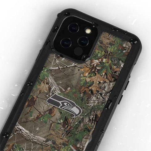 NFL Seattle Seahawks Realtree Xtra Green Camo iPhone 12 Pro Waterproof Case
