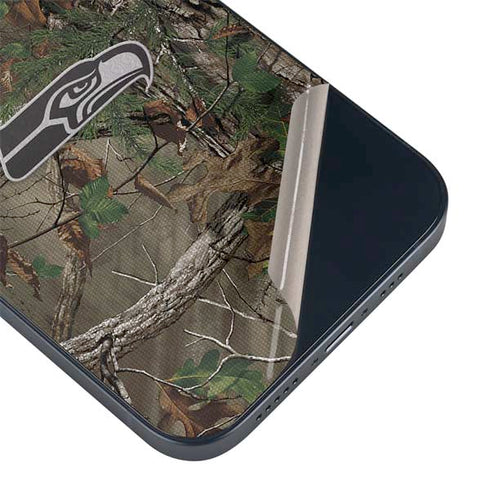 NFL Seattle Seahawks Realtree Xtra Green Camo iPhone 15 Plus Skin