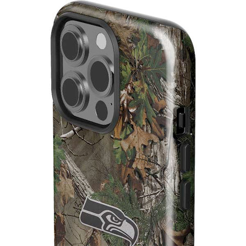 NFL Seattle Seahawks Realtree Xtra Green Camo iPhone 14 Pro Impact Case