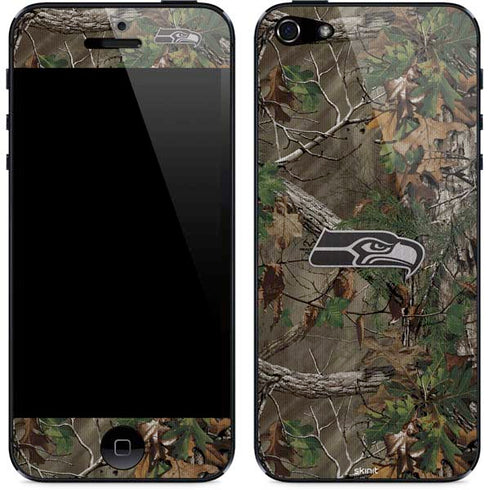 NFL Seattle Seahawks Realtree Xtra Green Camo iPhone 5/5s/5SE Skin