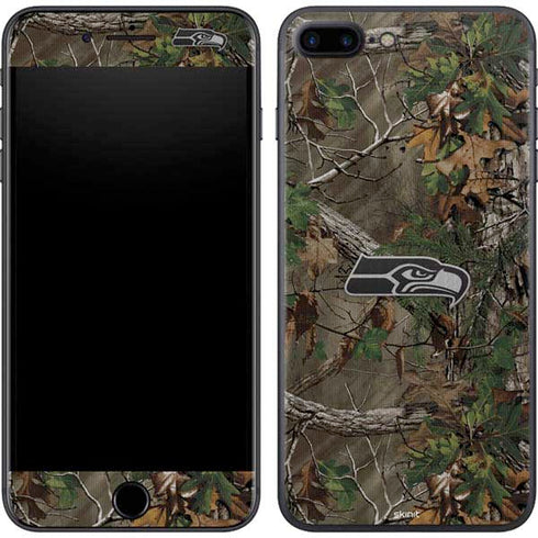 NFL Seattle Seahawks Realtree Xtra Green Camo iPhone 8 Plus Skin