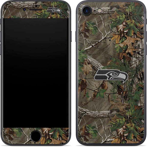 NFL Seattle Seahawks Realtree Xtra Green Camo iPhone SE (2nd & 3rd Gen) Skin