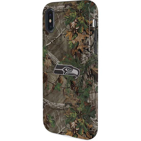 NFL Seattle Seahawks Realtree Xtra Green Camo iPhone X Pro Case
