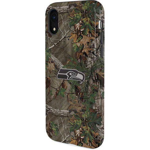 NFL Seattle Seahawks Realtree Xtra Green Camo iPhone XR Pro Case
