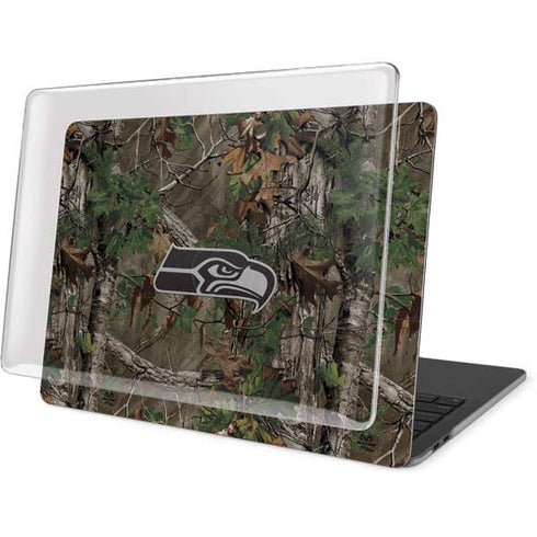 NFL Seattle Seahawks Realtree Xtra Green Camo MacBook Pro 13in (2020) Case plus Skin