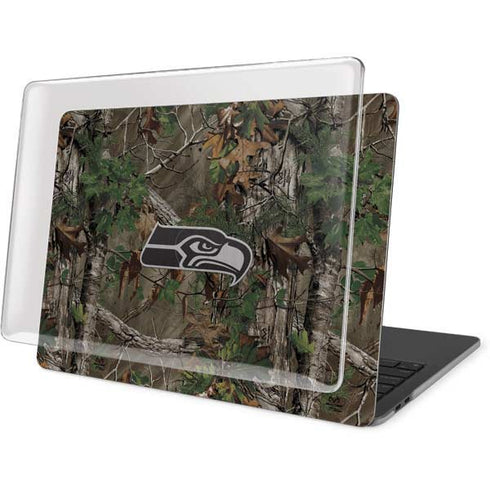 NFL Seattle Seahawks Realtree Xtra Green Camo MacBook Pro 15in (2016-19) Case plus Skin