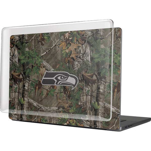 NFL Seattle Seahawks Realtree Xtra Green Camo MacBook Pro 16in (2021-25) Case plus Skin