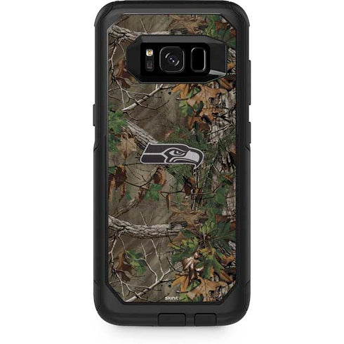 NFL Seattle Seahawks Realtree Xtra Green Camo Otterbox Commuter Galaxy Skin