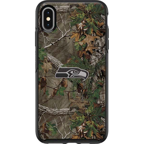 NFL Seattle Seahawks Realtree Xtra Green Camo Otterbox Symmetry iPhone Skin