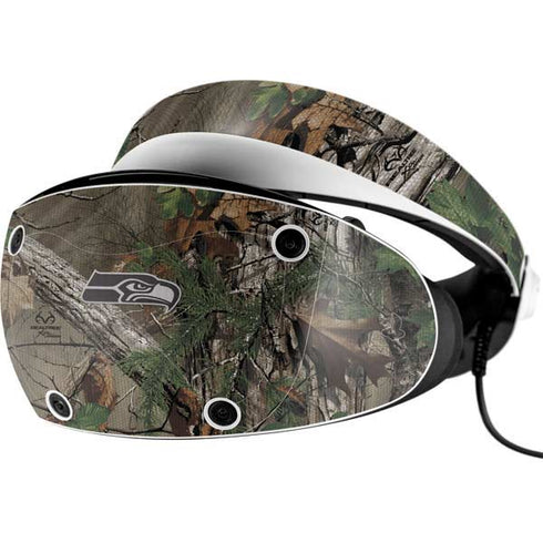 NFL Seattle Seahawks Realtree Xtra Green Camo PlayStation VR2 Skin