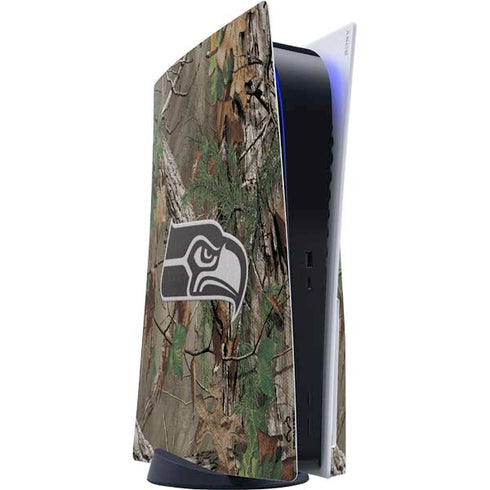 NFL Seattle Seahawks Realtree Xtra Green Camo PS5 Console Skin