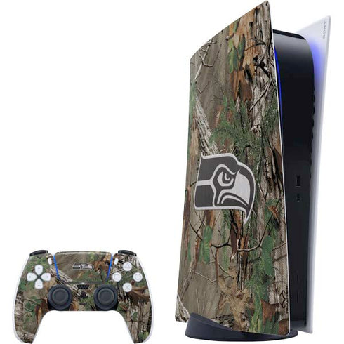 NFL Seattle Seahawks Realtree Xtra Green Camo PS5 Digital Edition Bundle Skin