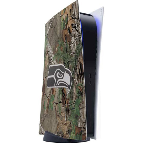 NFL Seattle Seahawks Realtree Xtra Green Camo PS5 Digital Edition Console Skin