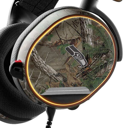 NFL Seattle Seahawks Realtree Xtra Green Camo SteelSeries Arctis 5 Skin