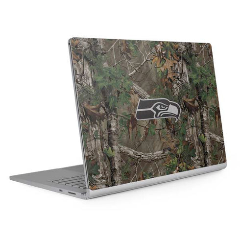 NFL Seattle Seahawks Realtree Xtra Green Camo Surface Book 2 13.5in Skin