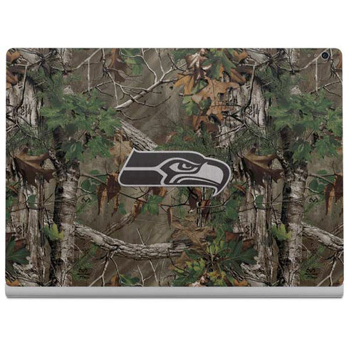 NFL Seattle Seahawks Realtree Xtra Green Camo Surface Book 2 15in Skin