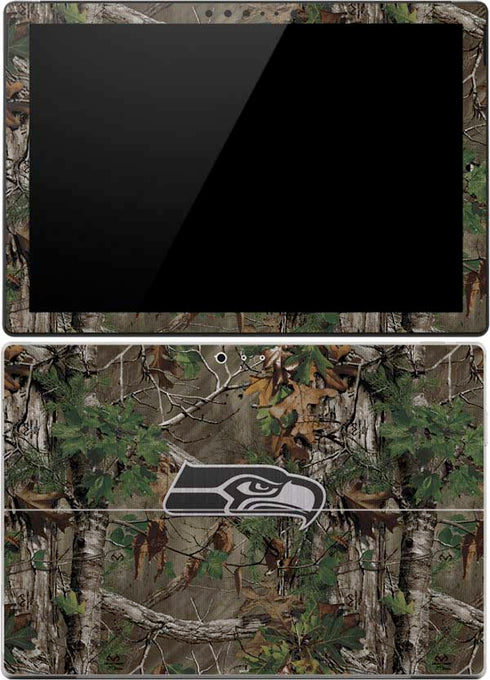 NFL Seattle Seahawks Realtree Xtra Green Camo Surface Pro (2017) Skin