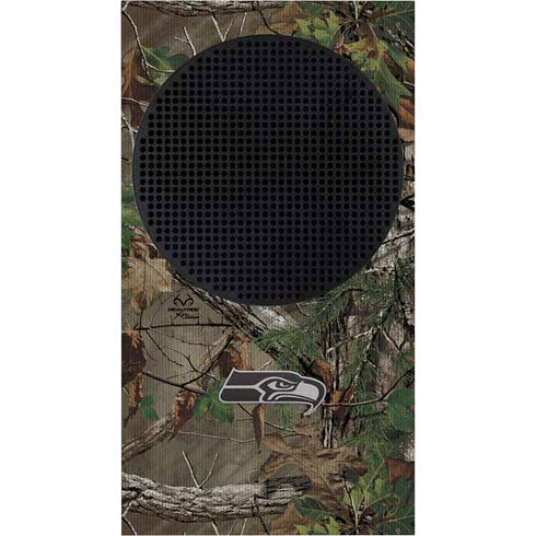 NFL Seattle Seahawks Realtree Xtra Green Camo Xbox Series S Console Skin