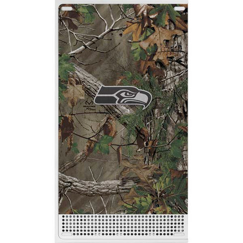 NFL Seattle Seahawks Realtree Xtra Green Camo Xbox Series S Console Skin