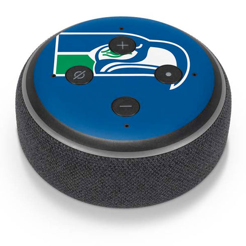 NFL Seattle Seahawks Retro Logo Amazon Echo Dot Skin