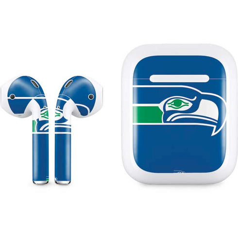 NFL Seattle Seahawks Retro Logo Apple AirPods Skin