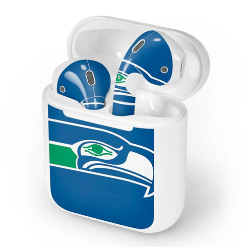 NFL Seattle Seahawks Retro Logo Apple AirPods Skin