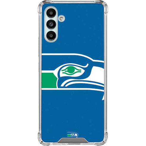 NFL Seattle Seahawks Retro Logo Galaxy A13 5G Clear Case