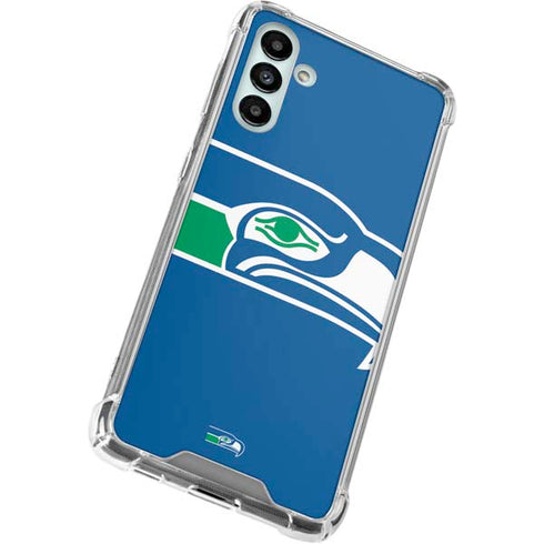 NFL Seattle Seahawks Retro Logo Galaxy A13 5G Clear Case