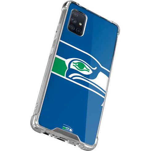 NFL Seattle Seahawks Retro Logo Galaxy A51 5G Clear Case