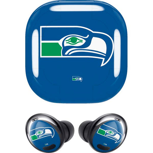 NFL Seattle Seahawks Retro Logo Galaxy Buds Pro Skin