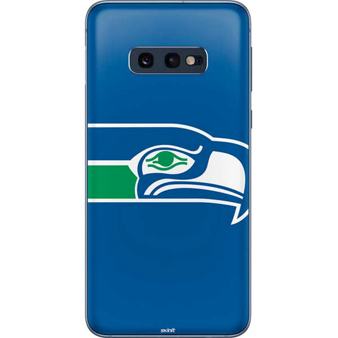 NFL Seattle Seahawks Retro Logo Galaxy S10e Skin