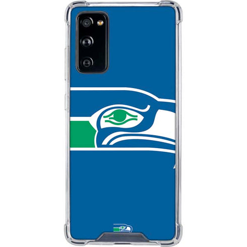 NFL Seattle Seahawks Retro Logo Galaxy S20 FE Clear Case