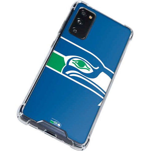 NFL Seattle Seahawks Retro Logo Galaxy S20 FE Clear Case