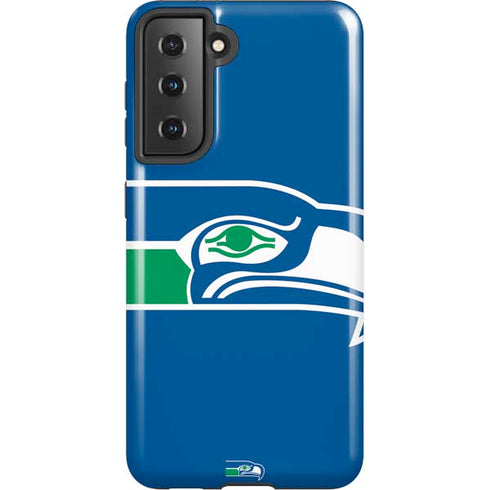 NFL Seattle Seahawks Retro Logo Galaxy S21 5G Pro Case